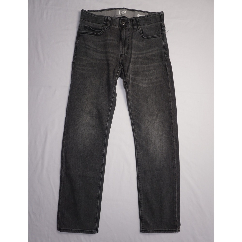 Lee 32x32 Slim Straight Gray Denim Jeans WM2-21H-LTCH74413